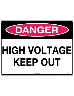Danger Sign -  High Voltage...
