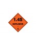 Hazchem Sign – Explosive 1.4S Metal