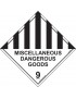 Hazchem Sign – Miscellaneous Dangerous Goods 9 Poly