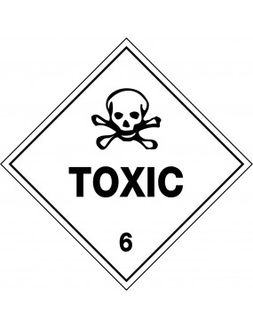 Hazchem Sign – Toxic 6   Metal