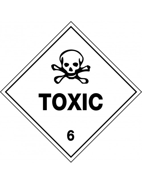 Hazchem Sign – Toxic 6   Metal