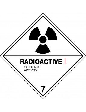 Hazchem Sign – Radioactive I  Metal