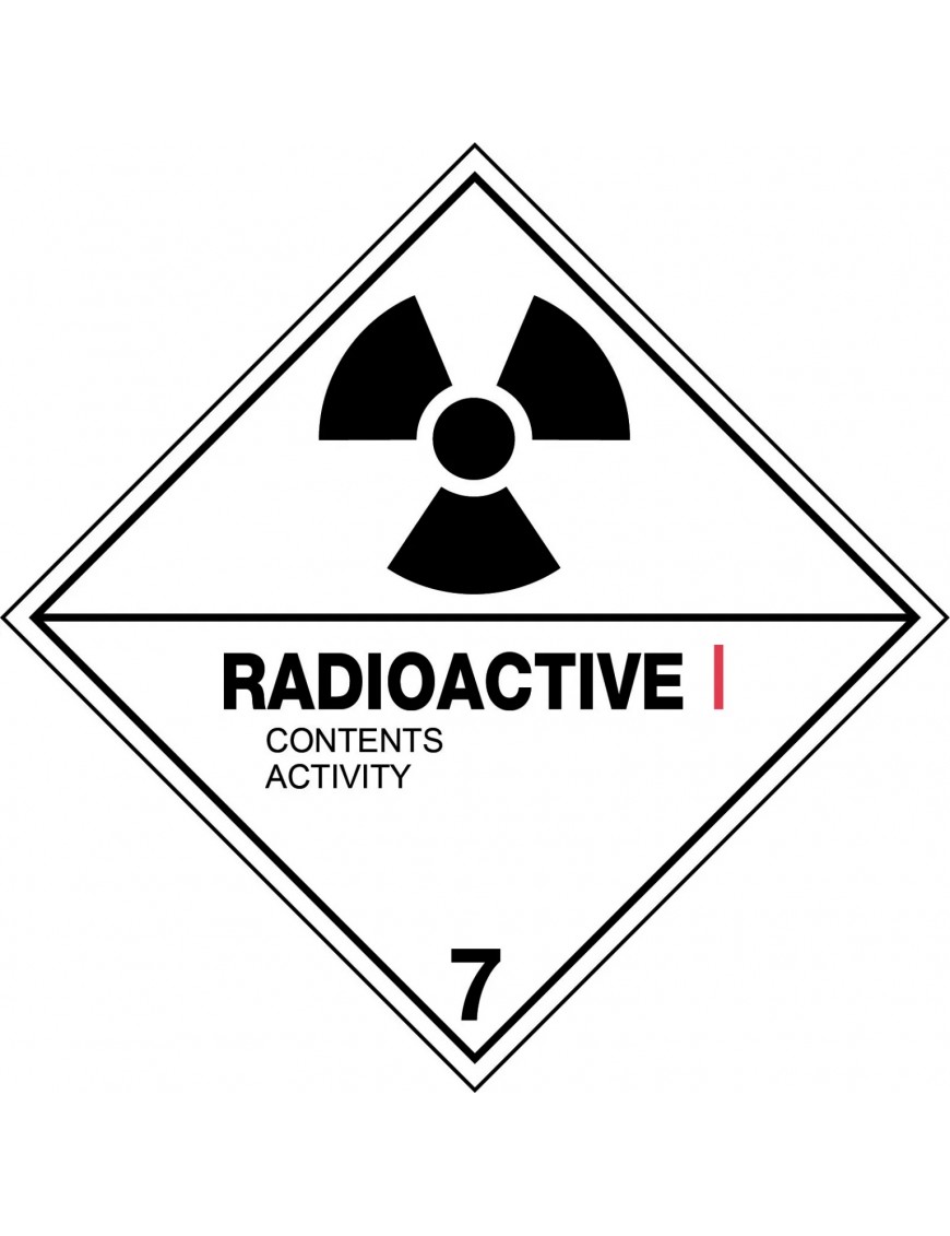 Hazchem Sign – Radioactive I  Metal