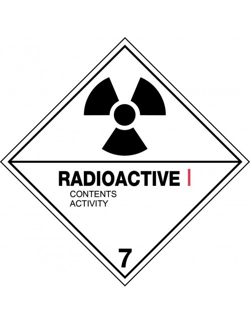 Hazchem Sign – Radioactive I  Metal