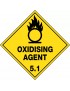 Hazchem Labels – Oxidising Agent 5.1   Metal