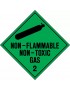 Hazchem Labels – Non Flammable Non Toxic Gas 2  Metal