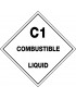 Hazchem Labels – C1 Combustible Liquid  Metal