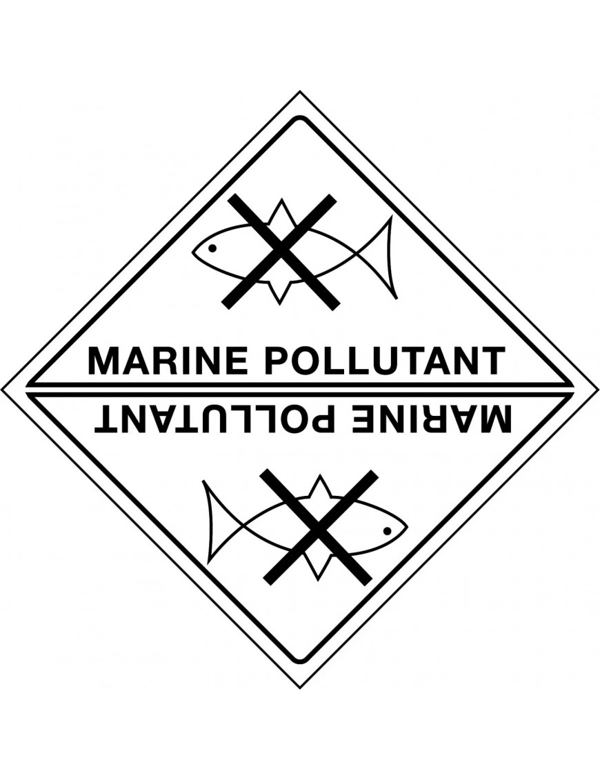 Hazchem Labels – Marine Pollutant  Metal