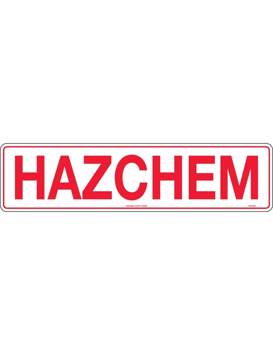 Hazchem Sign - Hazchem   Metal