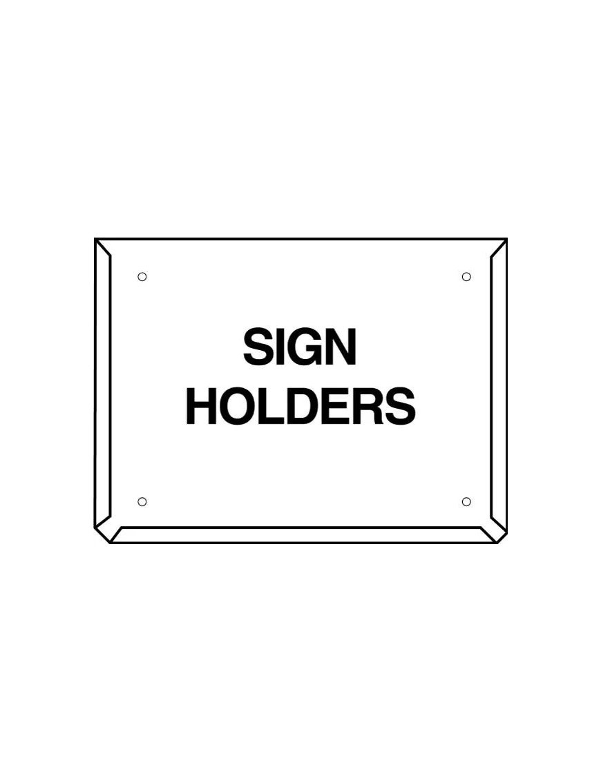 Hazchem Sign - Placard Holder 800x600mm