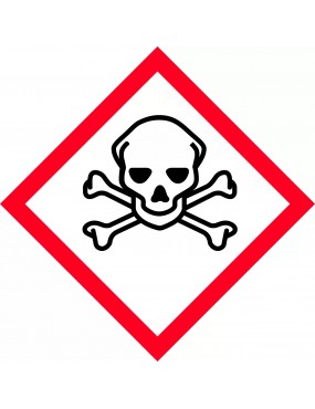 GHS Hazchem Labels – Acute Toxicity Picto  Poly