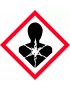 GHS Hazchem Labels – Health Hazard Picto  Metal