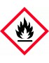 GHS Hazchem Labels – Flame Picto Metal