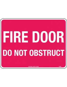 Fire Sign - Fire Door Do...