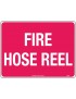 Fire Sign - Fire Hose Reel Signage 300x225mm  Poly