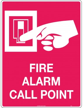 Fire Sign - Fire Alarm Call Point  Metal