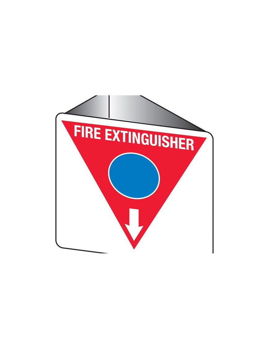 Fire Sign - Fire Extinguisher Marker – Foam Blue  3D Wall Sign 225x225mm Poly