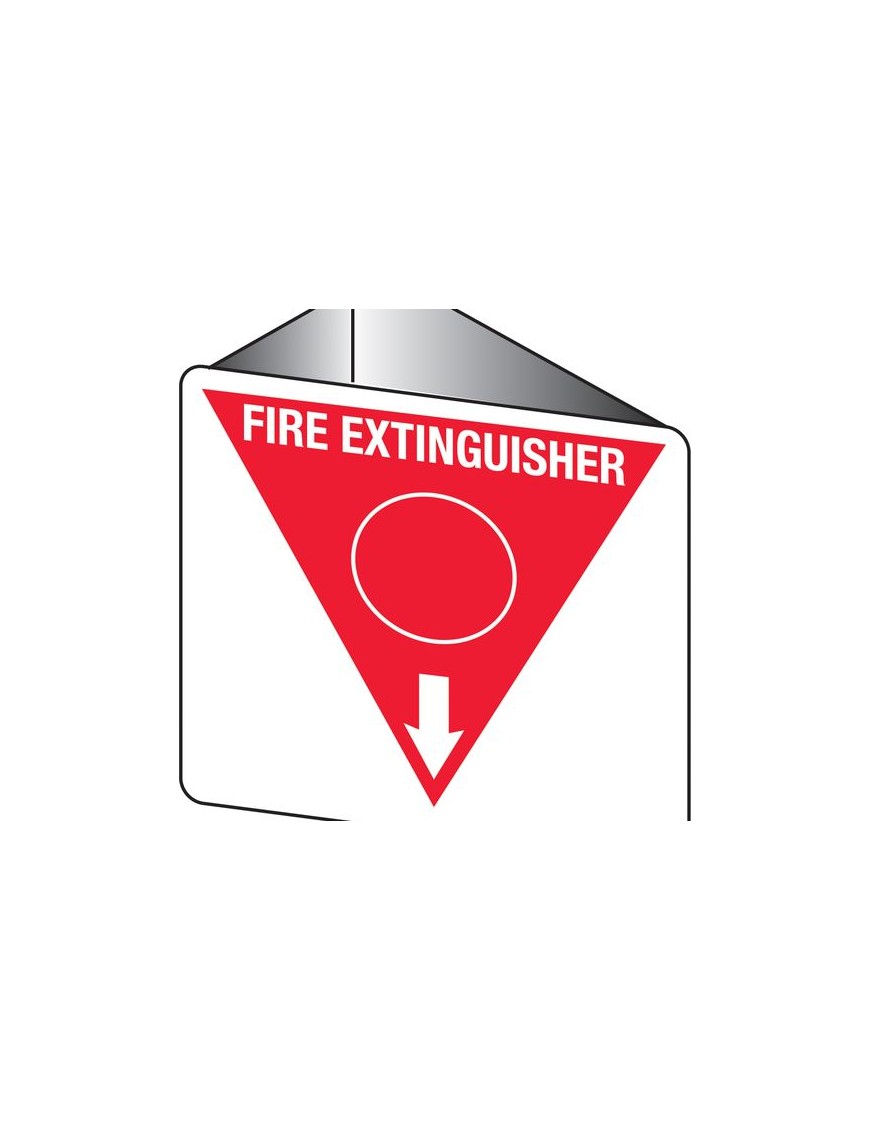 Fire Sign - Fire Extinguisher Marker – Water Red 3D Wall Sign 225x225mm Poly