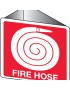 Fire Sign - Fire Hose (with pictogram)  3D Wall Sign Poly