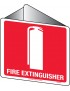 Fire Sign - Fire Extinguisher (with pictogram)  3D Wall Sign Poly