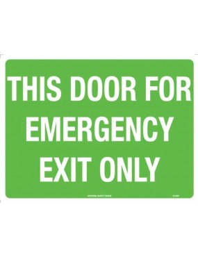 Exit/Entry Sign - This Door...