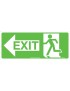 Exit/Entry Sign - Running Man With Exit And Left Arrow 350x145mm Luminous