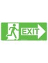 Exit/Entry Sign - Running Man With Exit And Right Arrow 350x145mm  Luminous