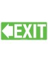 Exit/Entry Sign - Exit With Left Arrow  Poly