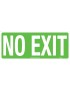 Exit/Entry Sign - No Exit  Poly