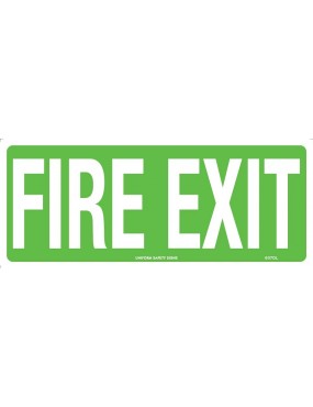 Exit/Entry Sign - Fire Exit...