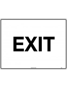 Exit/Entry Sign - Exit  Metal