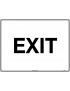 Exit/Entry Sign - Exit  Metal