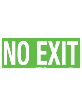Exit/Entry Sign - No Exit...