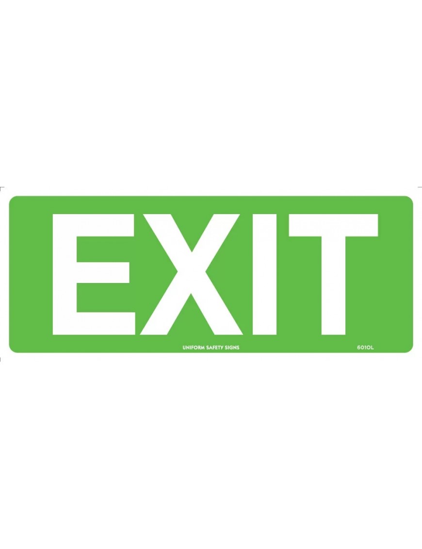 Exit/Entry Sign - Exit  Poly