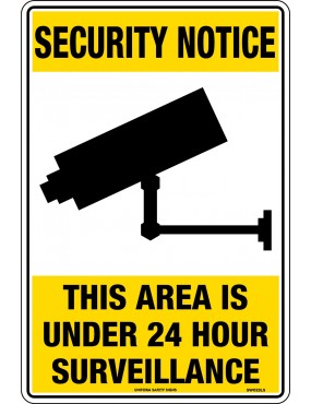 Security Sign - This Area...