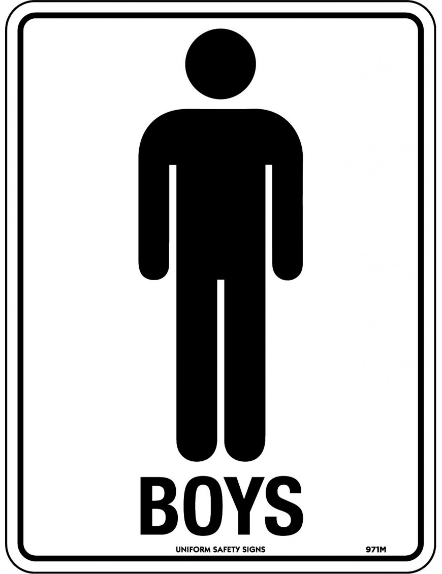 General Sign -  Boys  Poly