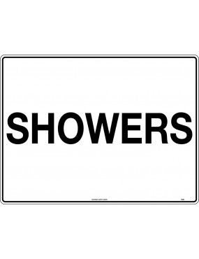 General Sign -  Showers  Poly