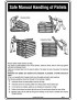 General Sign - Safe Manual Handling Of Pallets  Metal