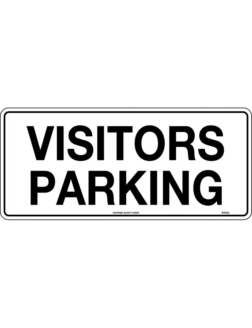 General Sign - Visitors Parking  Poly