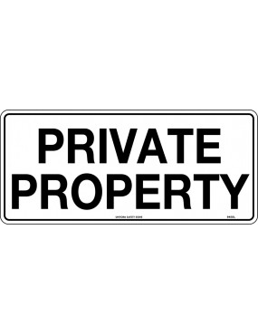 General Sign - Private Property  Metal