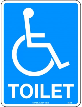 General Sign - Disabled Toilet  Poly