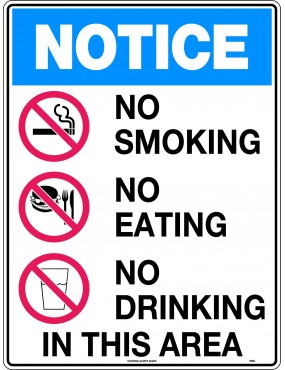 Notice Sign - No Smoking,...