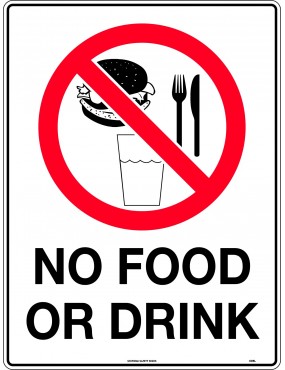 Prohibition Sign - No Food...