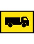 Boxed Edge Sign - Symbolic Truck