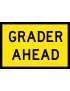 Boxed Edge Sign - Grader Ahead