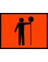 Boxed Edge Sign - Traffic Controller Symbolic