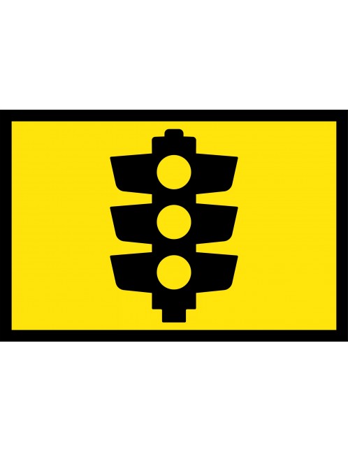 Boxed Edge Sign - Signals Ahead