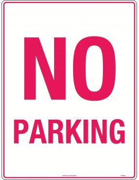 Parking Sign - No Parking  Metal