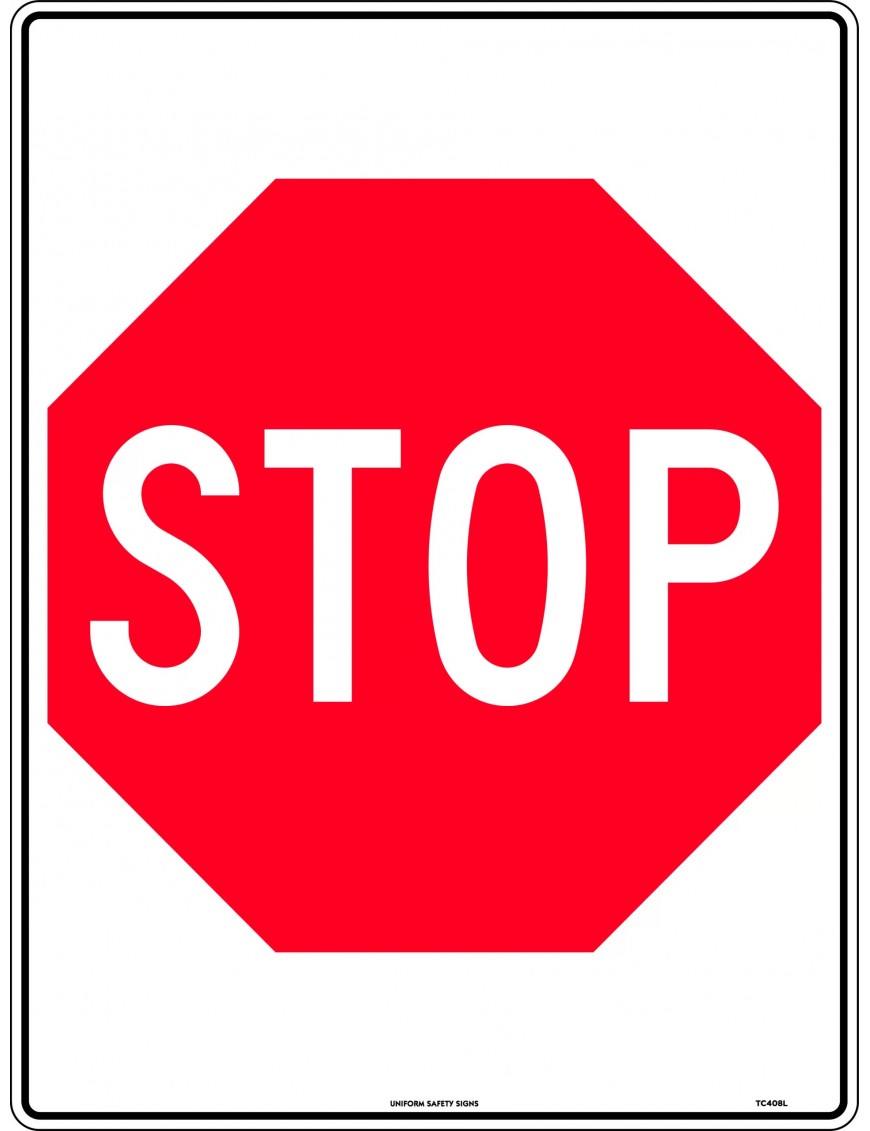 Parking Sign - Stop  Metal