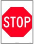 Parking Sign - Stop  Corflute